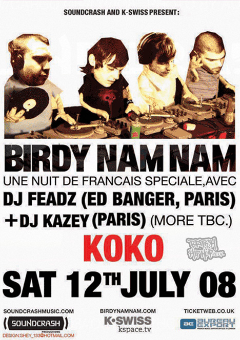 Birdy Nam Nam Live At Koko 12th July