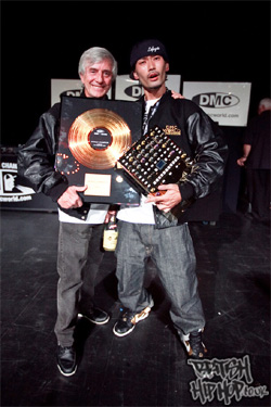 Tony Prince with DJ Izoh DMC World Champion 2012