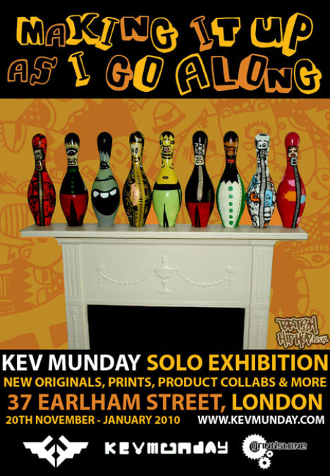 Kev Munday - Making It Up As I Go Along Solo Exhibition