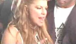 Fergie in the Party People behind the scenes video
