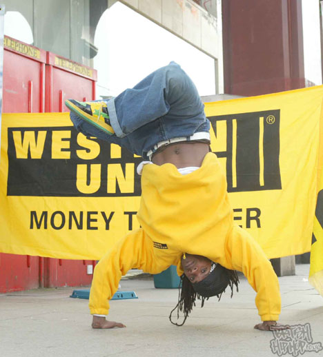 Record Breaking Dancer Steady Involved In Western Union Initiative Launch 2007